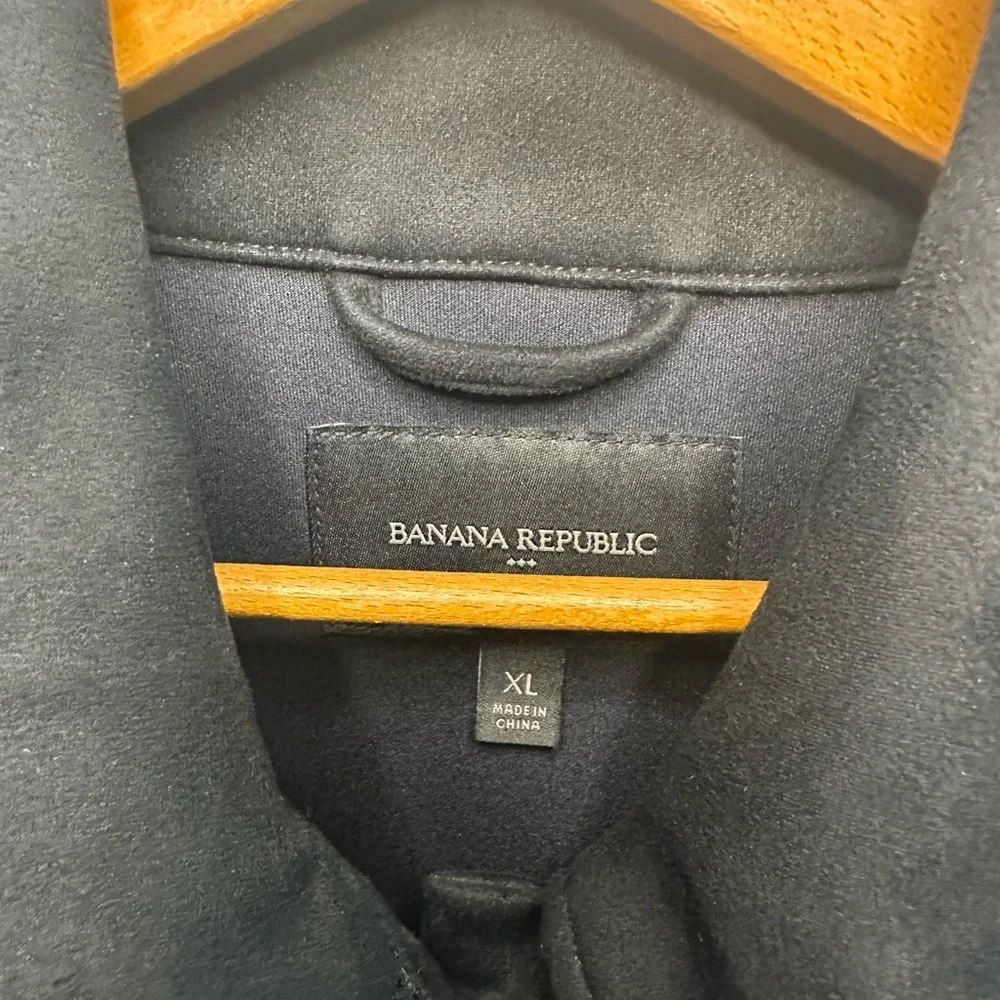 Women's Black Suede Banana Republic Jacket - Picture 5 of 5